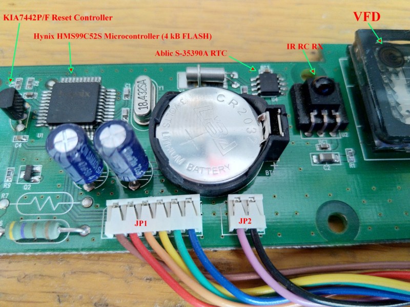 Reverse Engineering A Topfield VFD Front Panel | Hackaday