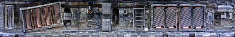 Outer wall panorama of the Alcator C-Mod tokamak