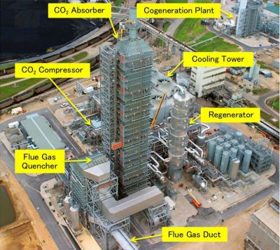 Mitsubishi Heavy Industries CO2 capture plant at the EOR project in Texas