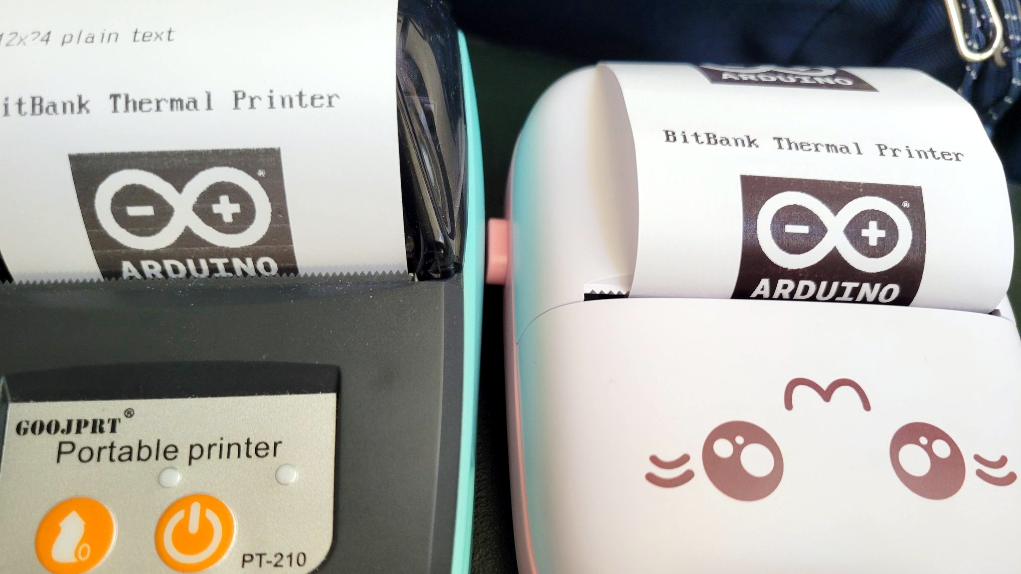 Meow Mini Label Printer Thermal Portable Printers Stickers Paper