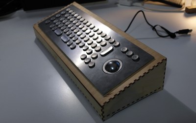 A laser cut enclosure for a custom keyboard