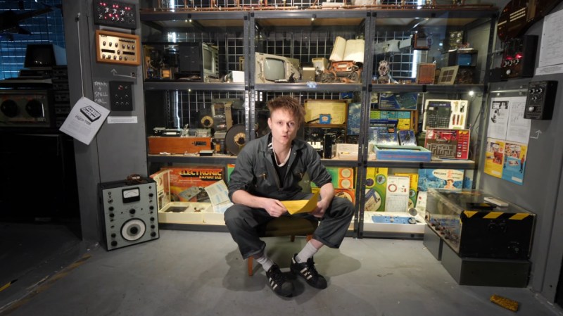 [Look Mum No Computer] sits inside his new museum of obsolete technology and synth oddities.