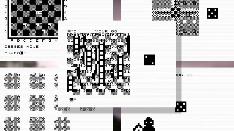 Examples of ZX81 computer game screens