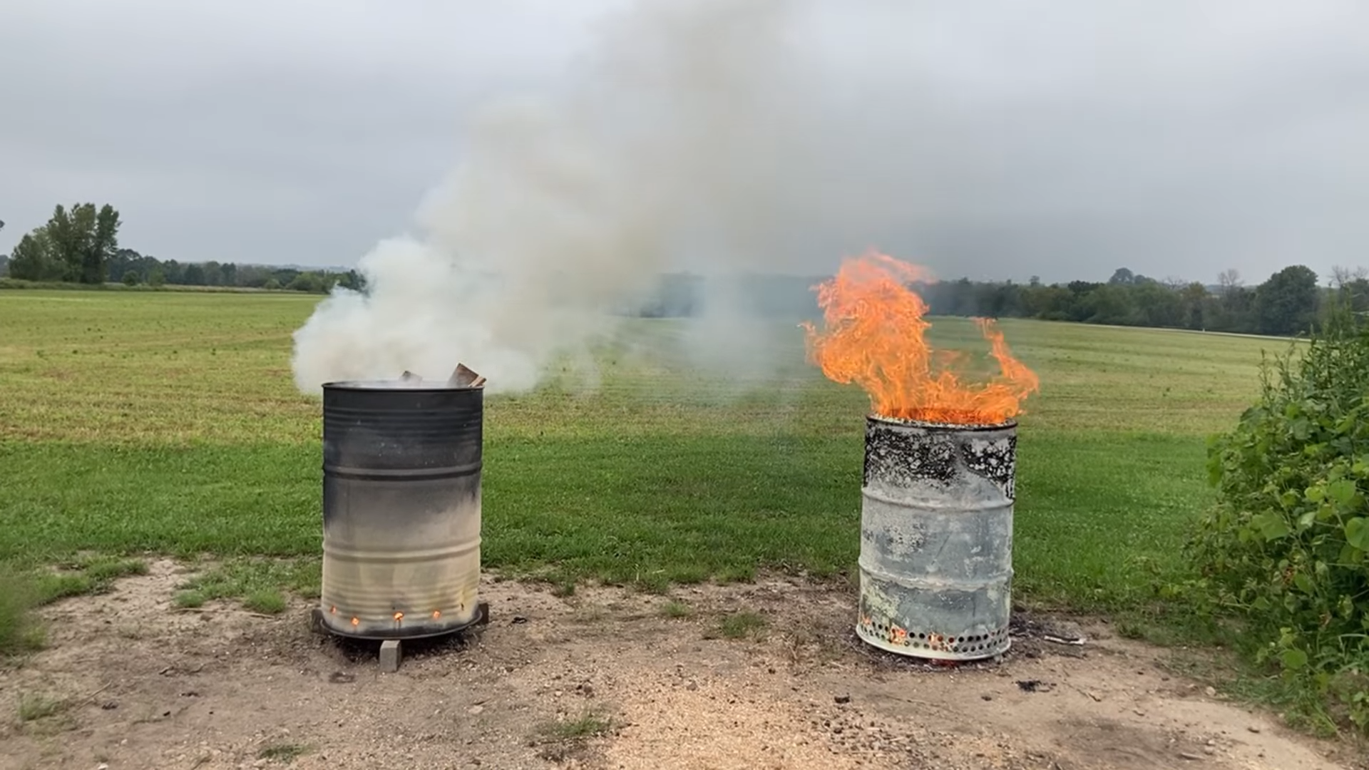 Smokeless Burn Barrel Makes YourSmokeless Burn Barrel Makes Your  