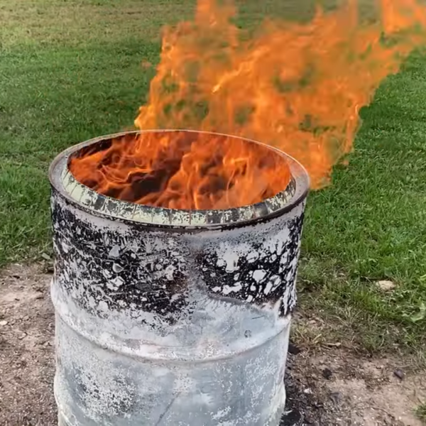 Smokeless Burn Barrel Makes Your, Can You Burn Leaves In Fire Pit