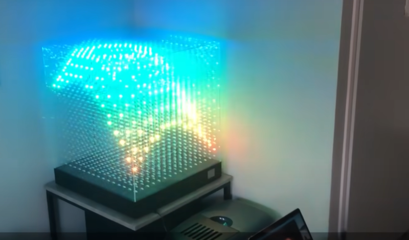 Colorful 3D LED Light Squared DIY Kit 4*4*4 LED Cube Light Squared Music  Remote