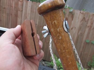 A nifty DIY wooden tool for turning a wingnut with ease.