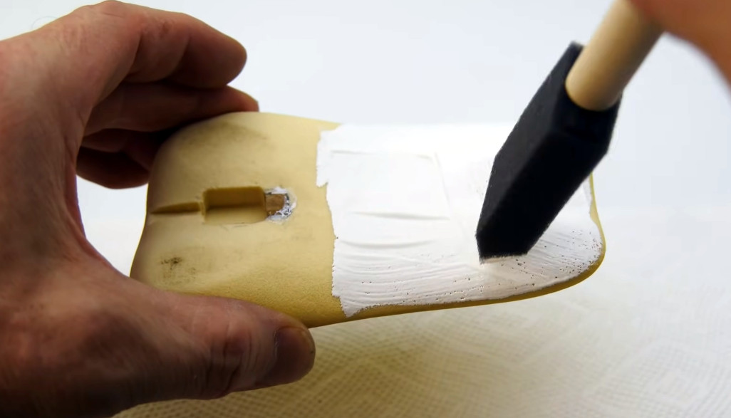 Smoothing Out Foam Parts With Lots Of Gesso Hackaday