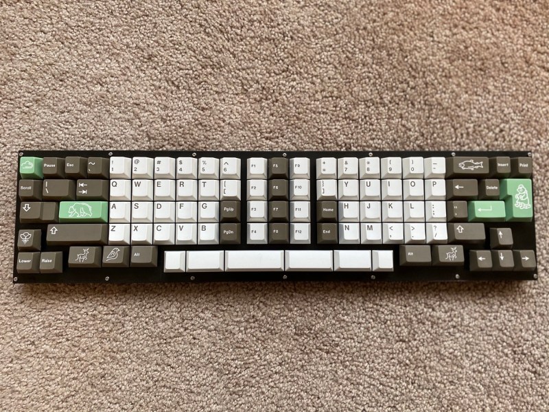 Finally, an ortho split keyboard with two Enter keys.