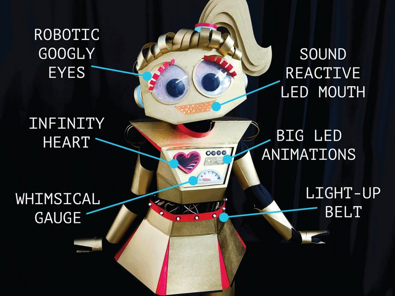 ignorere Il Etablering Really Robotic Robot Costume Will Probably Win The Contest | Hackaday