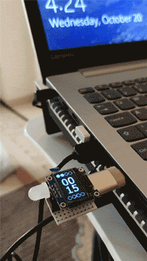 A tiny Pomodor Timer that starts automatically when plugged into a USB port.