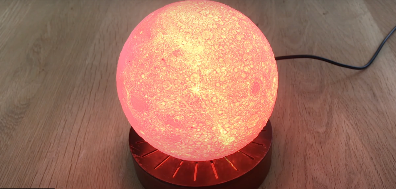 3D Printing Moon Light - JetPrint