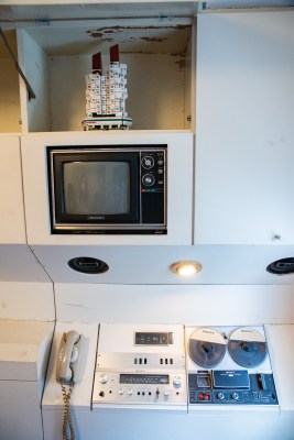 A reel to reel tape recorder was seen as essential enough to be designed into the capsule apartments of Tokyo's famous Nakagin tower. Dick Thomas Johnson, (CC BY 2.0)