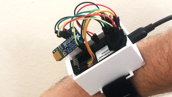 accelerometer, oled, and PocketBeagle create a gesture-controlled calculator