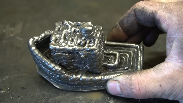 Metal 3D printed Benchy
