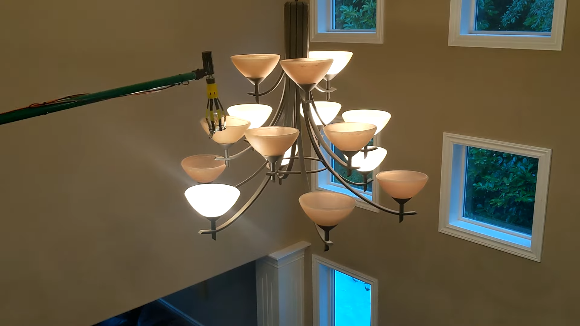 How To Replace Light Bulbs In High Ceiling Chandelier Shelly Lighting