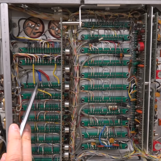 HP 5245 hand-wired backplane