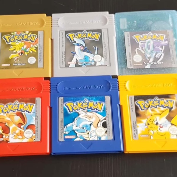 Pokémon Gold Version, Game Boy Color, Games
