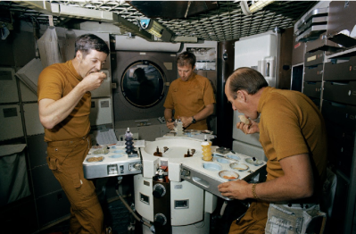 The galley of Skylab.