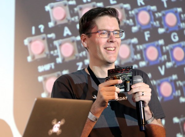 Mike Szczys at the 2018 Hackaday Superconference