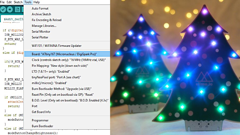 GitHub - javifercep/ChristmasTreeIoT: Christmas Tree lights controlled by  an Arduino MKR1000 board