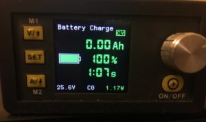 Battery charge screen on hacked DPS5005