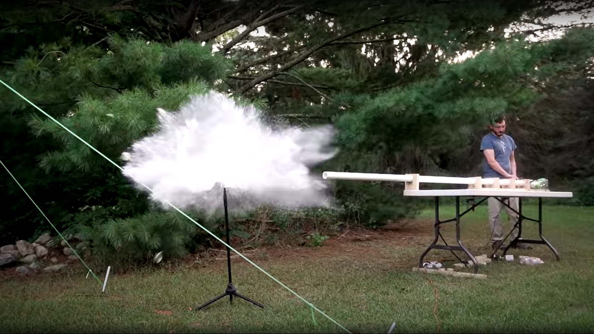 Rapid-Reload Vacuum Cannon Totally Demolishes Those Veggies