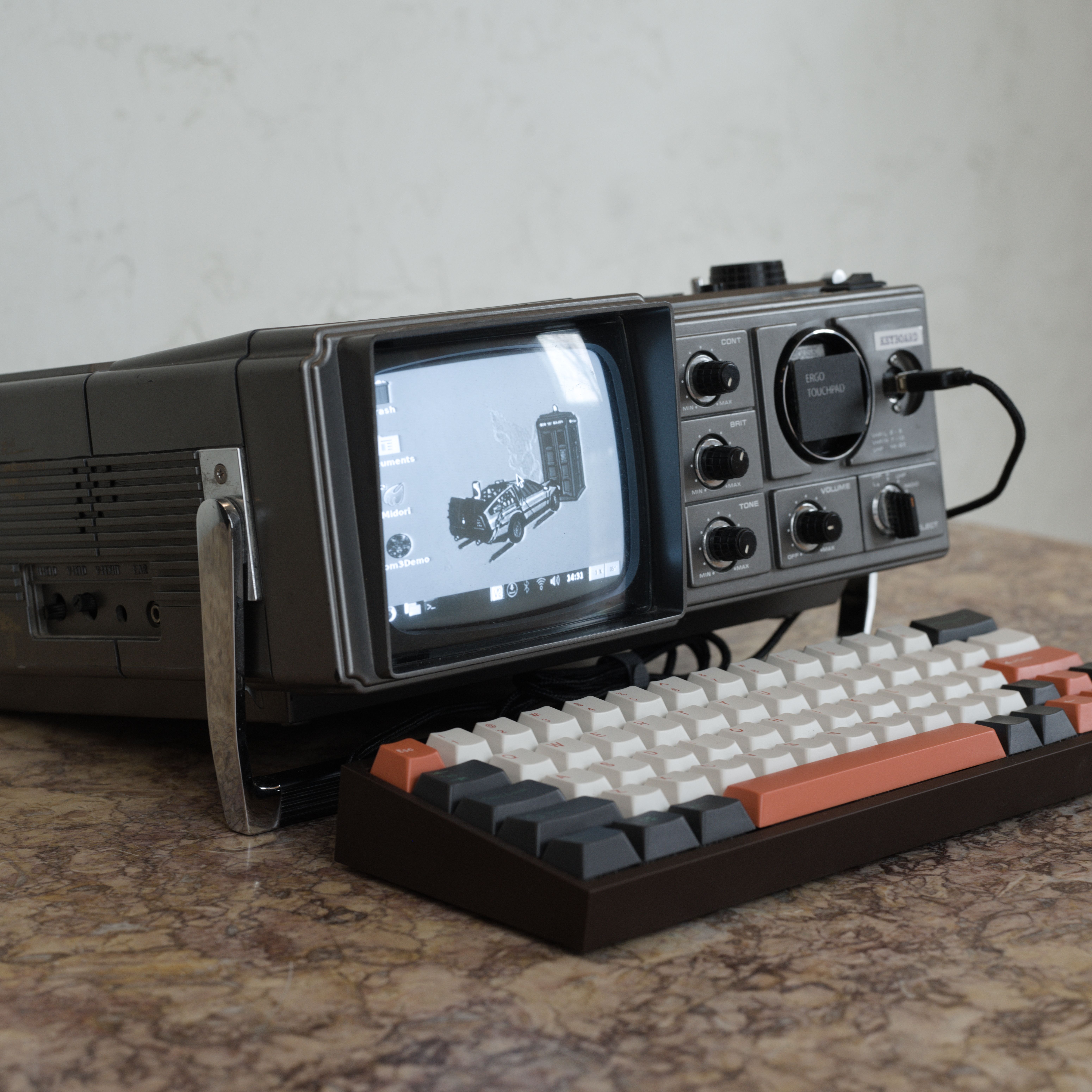 portable crt monitor