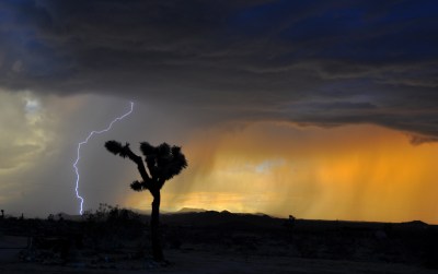 Thunderstorm in the Mojave Desert. (Credit: Jessie Eastland)