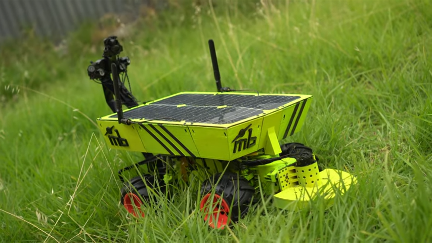 Mean green autonomous online mower