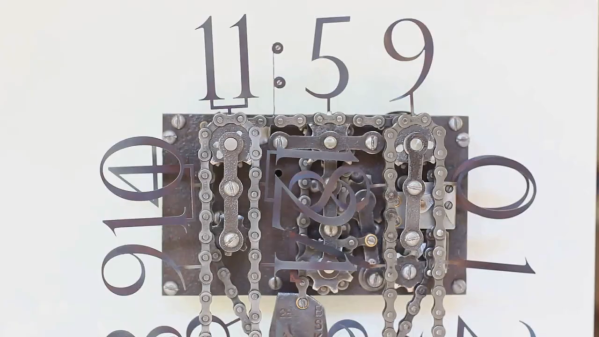 chain and sprocket clock