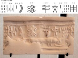 Seal containing Indus Script