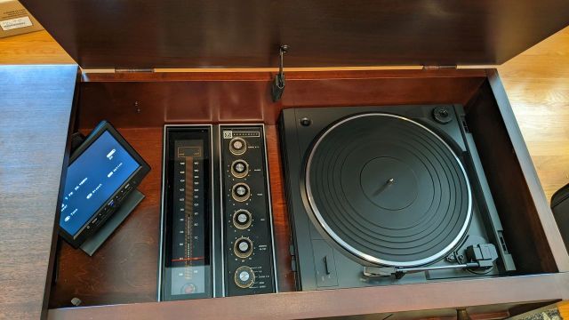 Retro Radio Player Style for Record, Old Receiver, Interviews