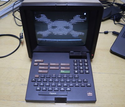 The Jolly Wrencher on a CRT screen