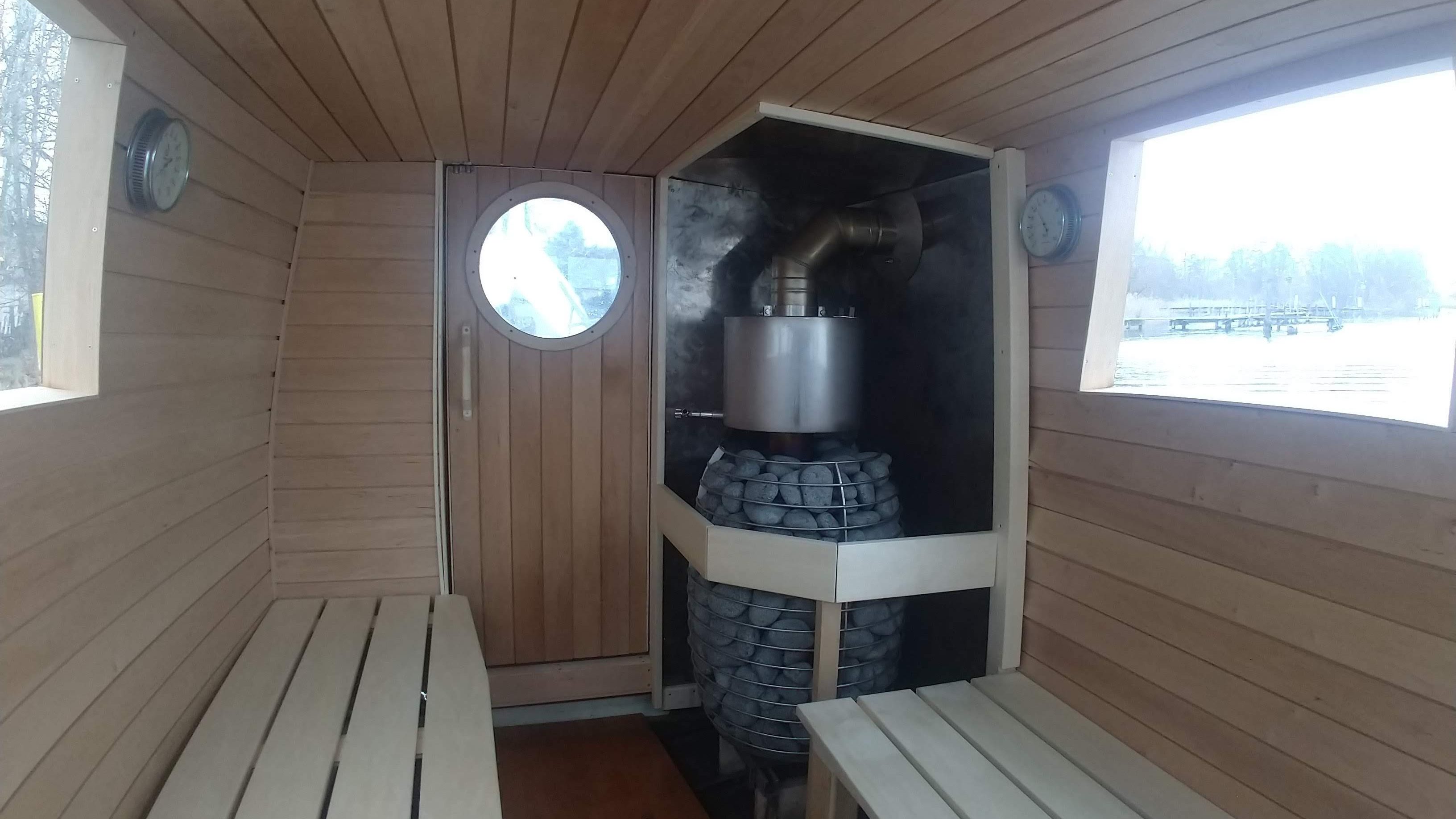 Playing On The Roof Of A Floating Sauna ? Impressions From The