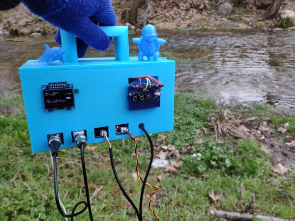 A portable water quality monitor
