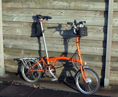 The electric Brompton in all its glory