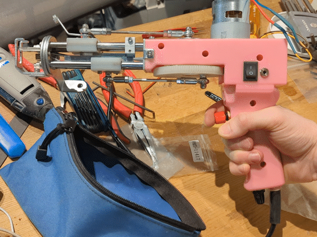 Robotic Tufting Gun Fires Off CNC Textiles