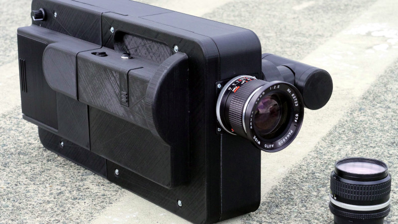 A 3D Printed 35mm Movie Camera