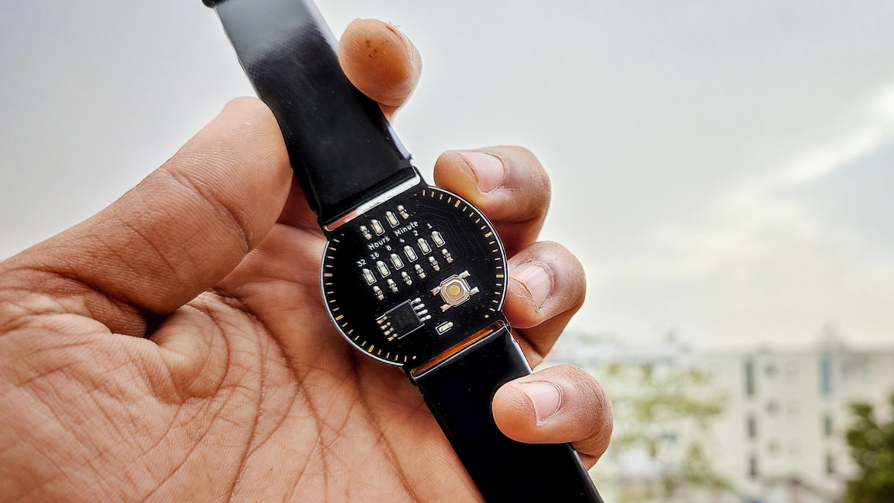 Binary PCB Watch For Designers Programmers from Synclight.ca on Tindie