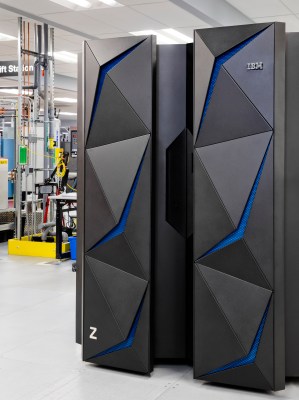 An IBM z14 mainframe from 2017, based around the IBM z/Architecture CISC ISA.