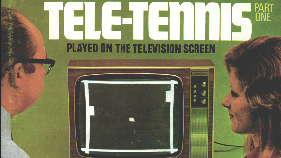 Práctico “Tele-Tennis” inalámbrico construido después de solo 34 años