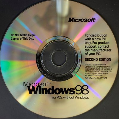 A Windows 98 CD