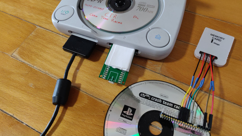 Pico Replaces PlayStation Memory Card Hackaday