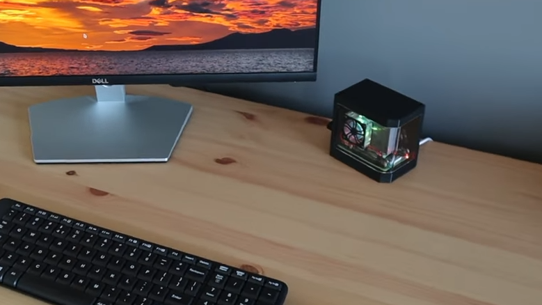 The custom Raspberry Pi case shows the entire workflow