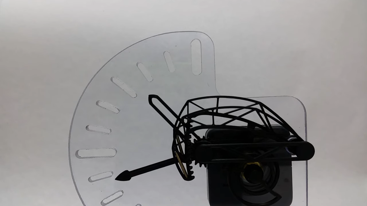 DIY retrograde clock is 3D printed