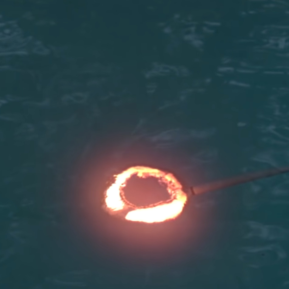 Moet telefoon brug Love Is A Burning Flame, And So Is This Underwater Burning Ring Of Fire |  Hackaday