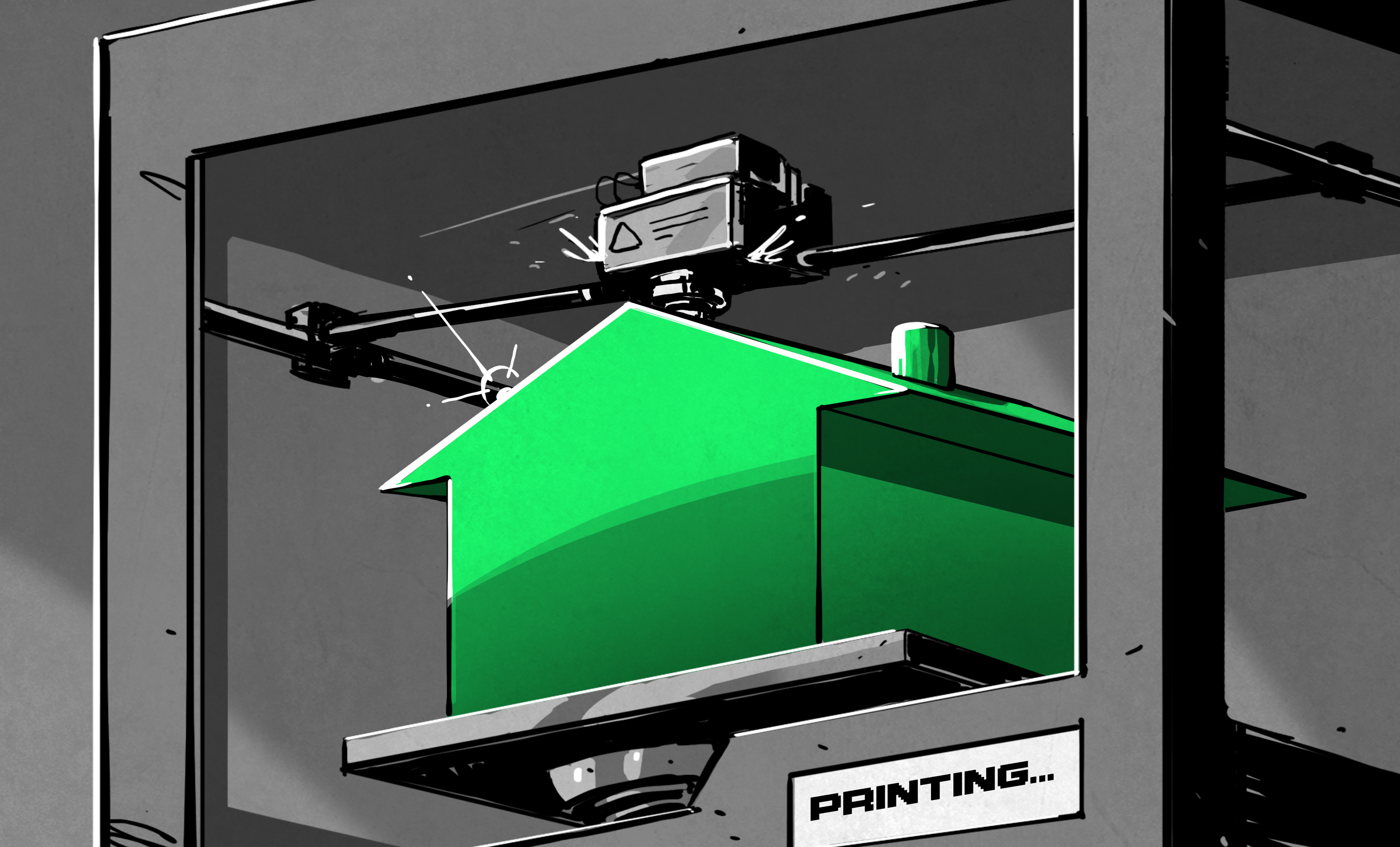 You wouldn't 3D print a house, would you?