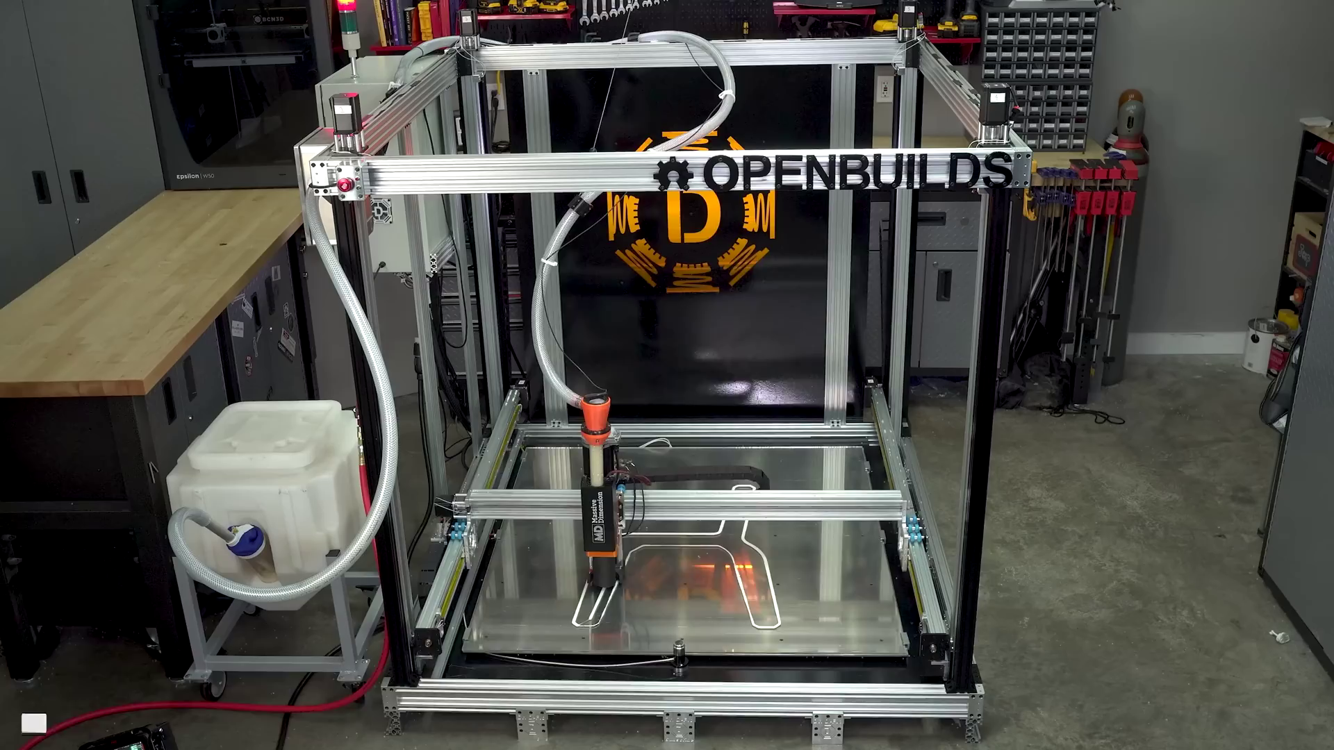 The large-format 3D printer is a serious engineering challenge