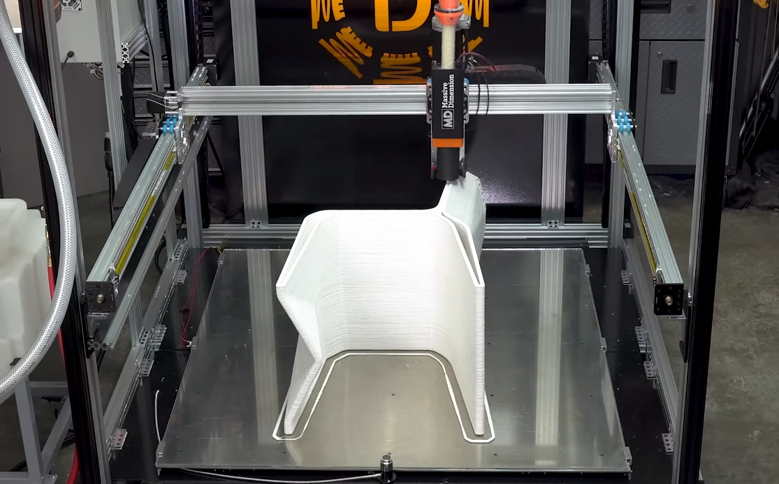 Bane Bering strædet Anvendt Large Format 3D Printer Is A Serious Engineering Challenge | Hackaday